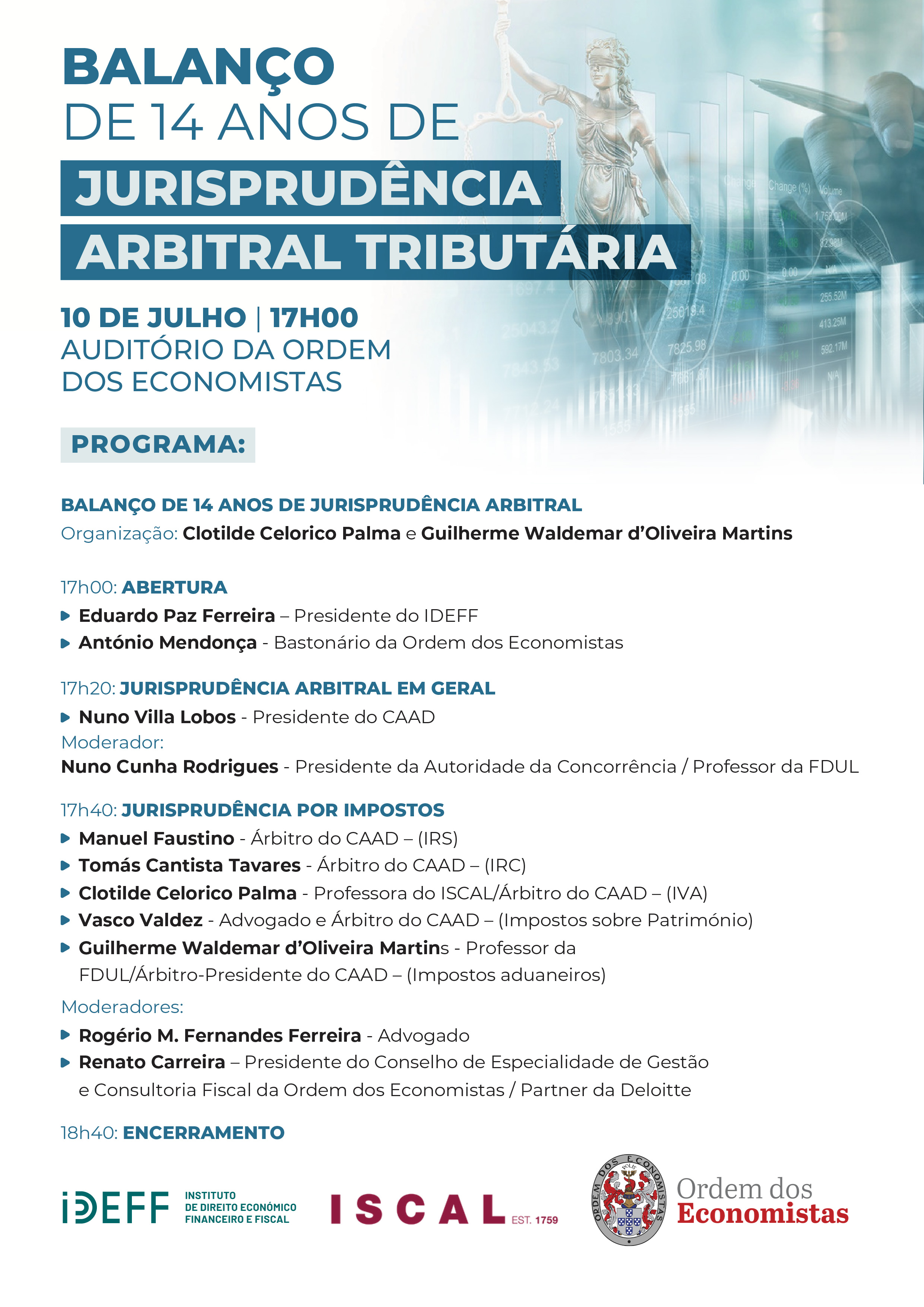 Programa - Jurisprudência Arbitral Tributária...